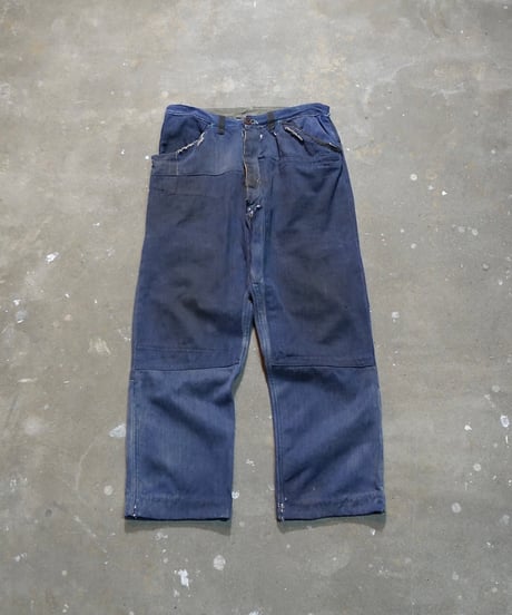 1940~50s French denim work pants