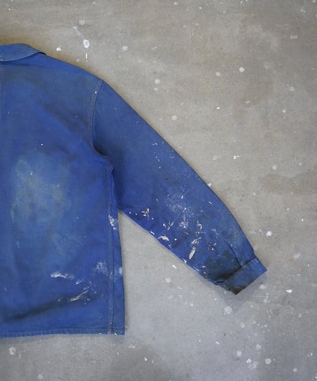1940~50s French blue cotton twill work jacket “Adolphe Lafont”