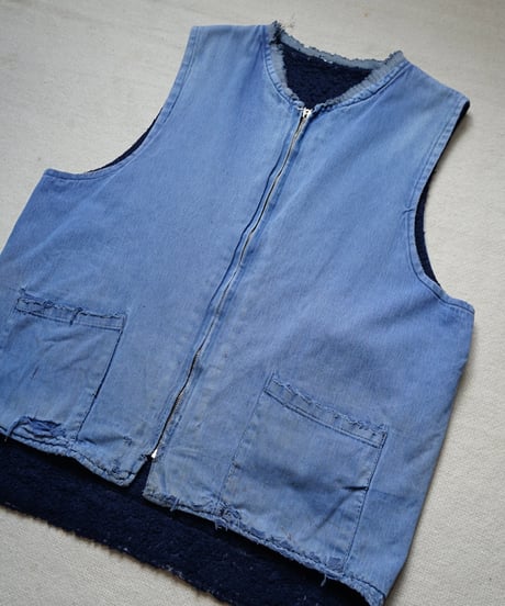 1970s Unknown moleskin work vest