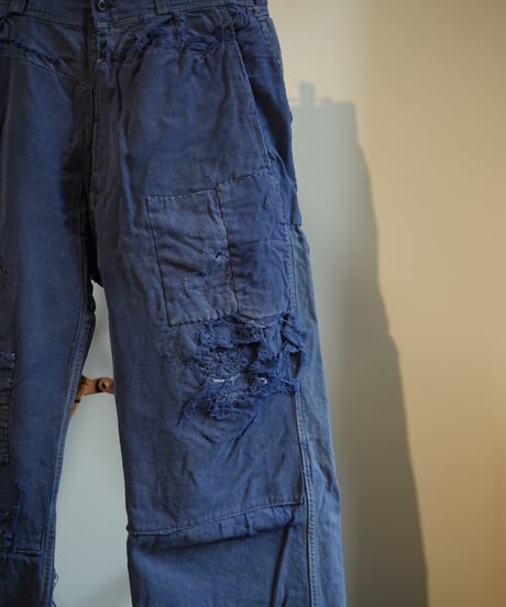 1950s French work trousers “patchwork”