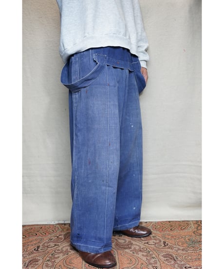 1940s German cotton×rayon ladies overall