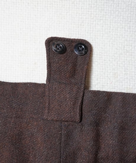 1940s French wool cropped work pants