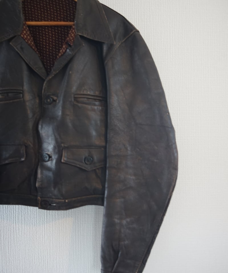 1940s German leather jacket type Hartmann | loz