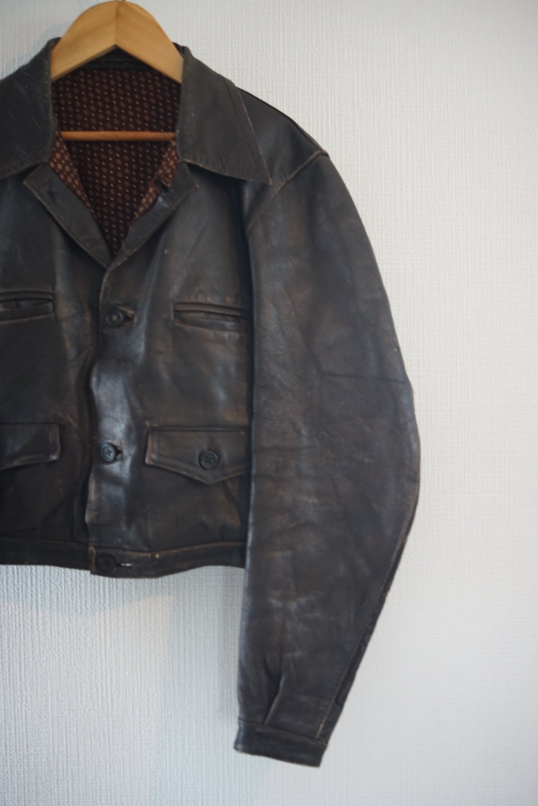 1940s German leather jacket type Hartmann | loz