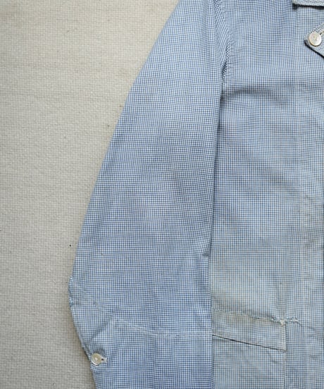 ~1930s French double breasted cook jacket