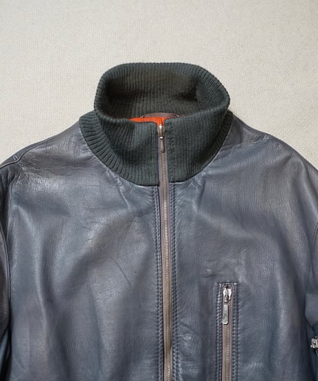 1980s German military pilot leather jacket