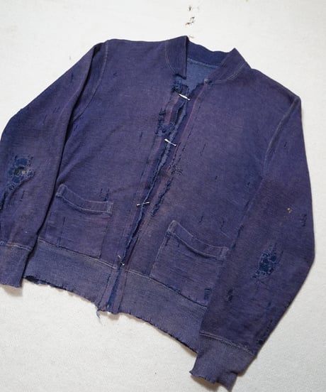 1930~40s US wool sports knit jacket