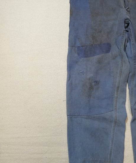 1950s French cotton twill work pants “VULCAIN”