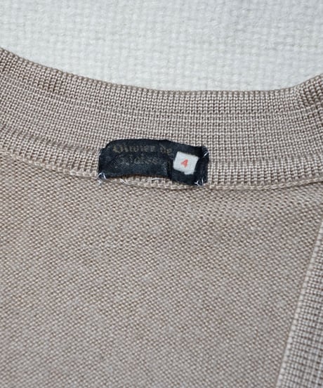 1960~70s French acrylic cardigan