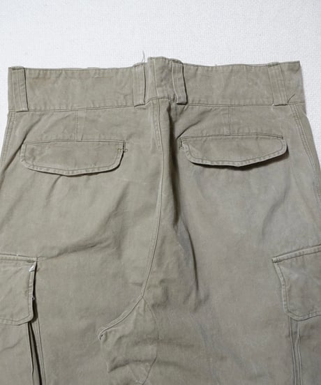 1950s French army M-47 cargo pants “Hopsack”
