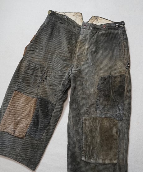 ~1940s French corduroy farmers work pants “ Adolphe Lafont”
