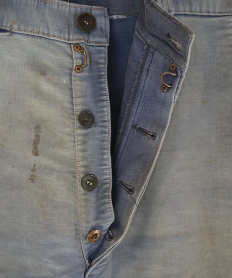 1950s French moleskin work trouser