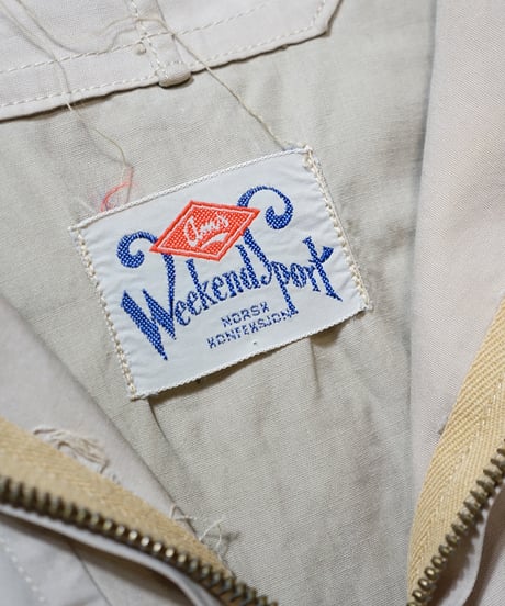 1950s Norway cotton mountain anorak parka