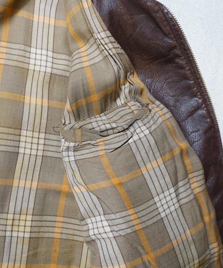 1940s German motorcycle leather jacket