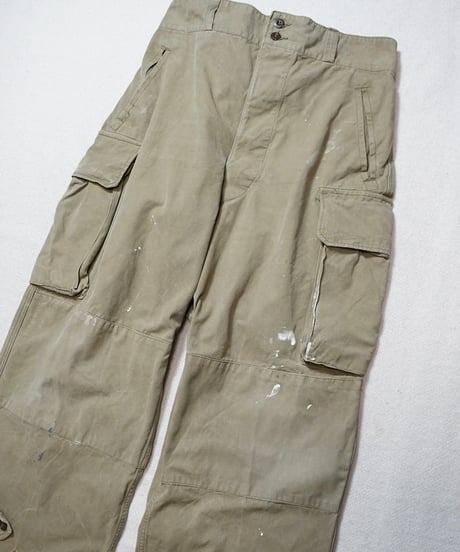 1950s French army M-47 cargo pants “Hopsack”