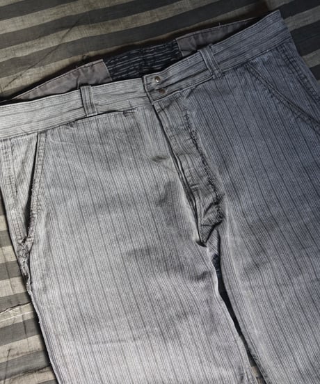 1950~60s French cotton stripe work pants