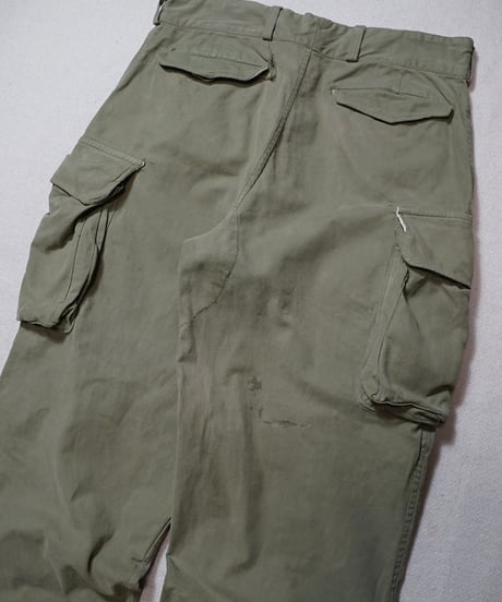 1940~50s French army M-47 cargo pants “early model”