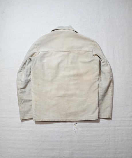 1950s French peachskin zip up sports jacket “Le Mont St Michel”