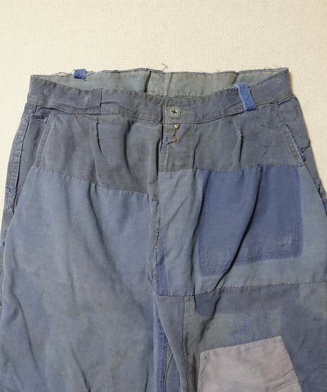 1950s French cotton twill work pants “VULCAIN”