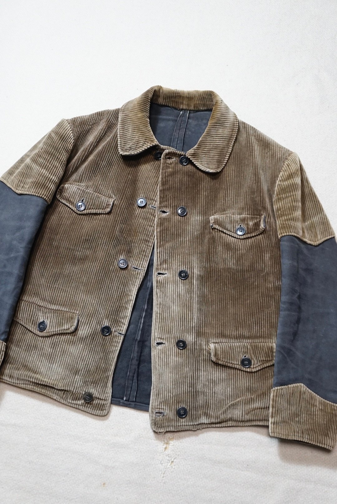 n*様 40s ベルギー　ダブルブレスト　フォレスティエール　ジャケット 1940s Belgian double breasted forestiere jacke