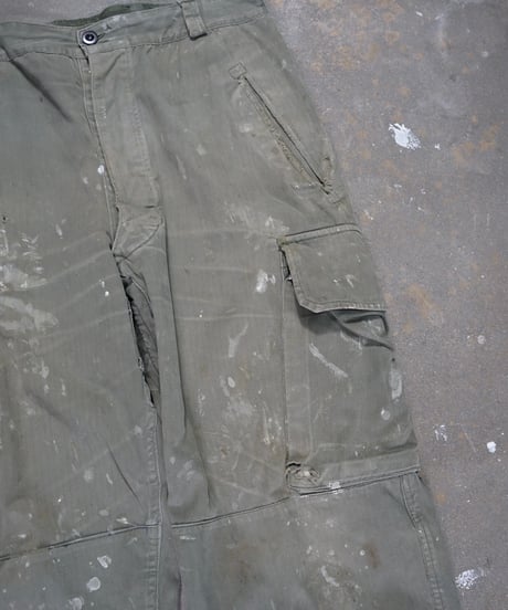 1950s French army M-47 cargo pants late model