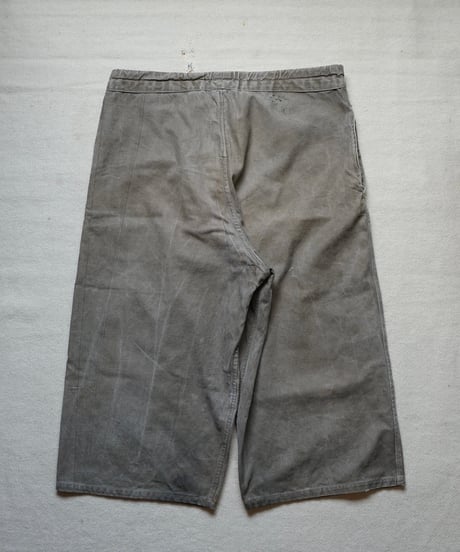 1930~40s French army cotton bourgeron pants