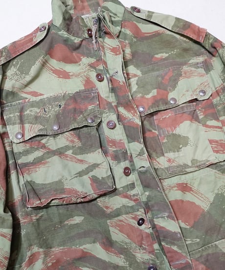 1950~60s French military TAP47/56 lizard camo paratroopers jacket “hop sack”