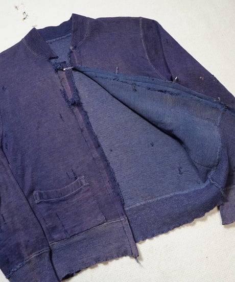 1930~40s US wool sports knit jacket