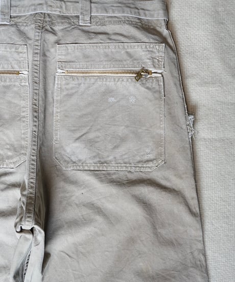 1960s French Helicopter mechanic pants “CIGOGNE AVIATION”