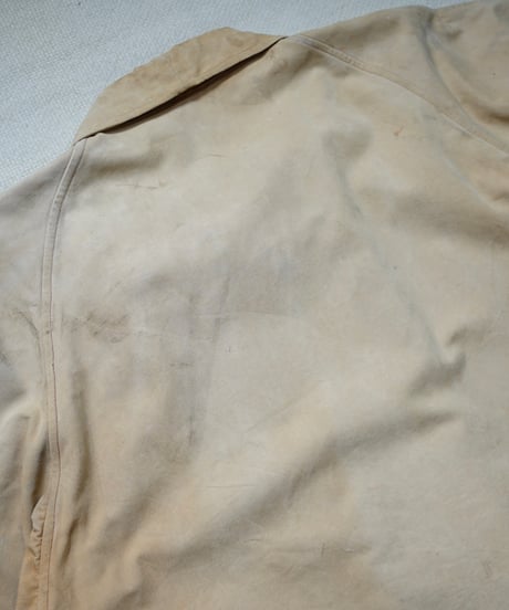 1950s French cotton zip up hunting jacket