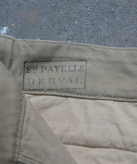 1950~60s French army M-52 chino shorts