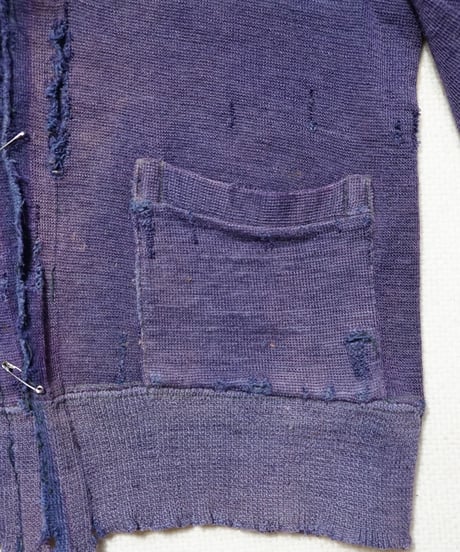 1930~40s US wool sports knit jacket