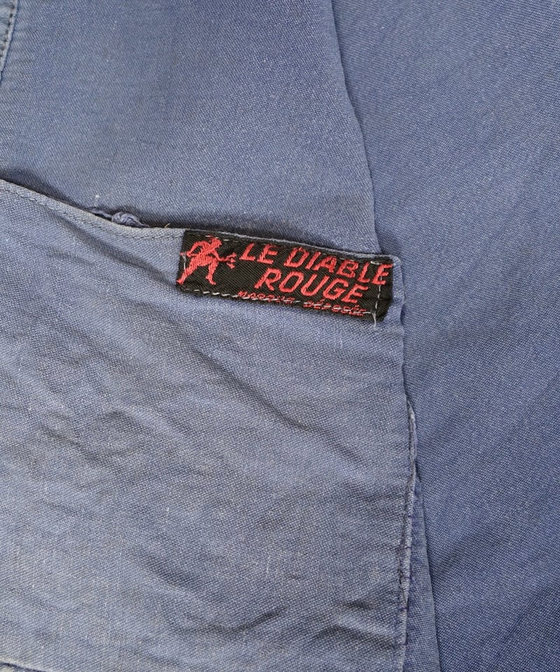 1940s French work blue moleskin jacket “LE DIAB
