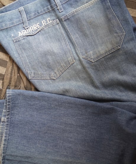 1970s US navy sailor denim