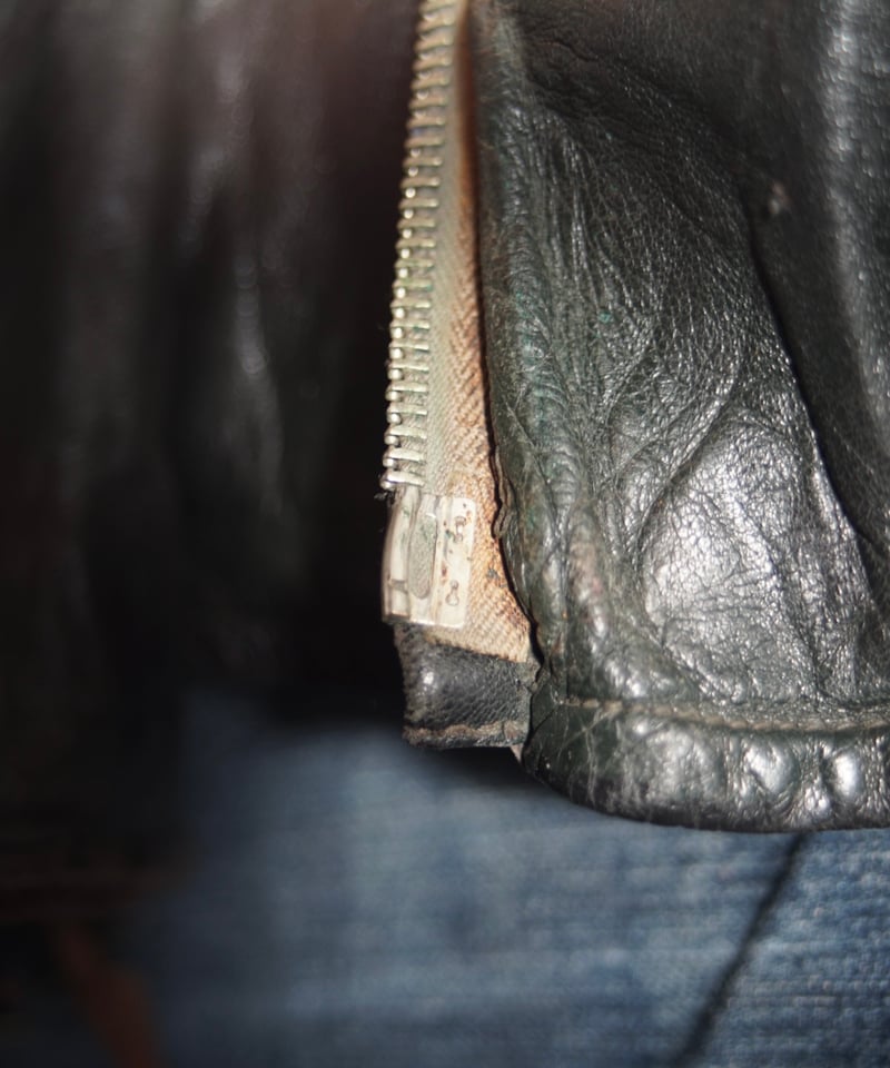 1940~50s German army motorcycle leather jacket