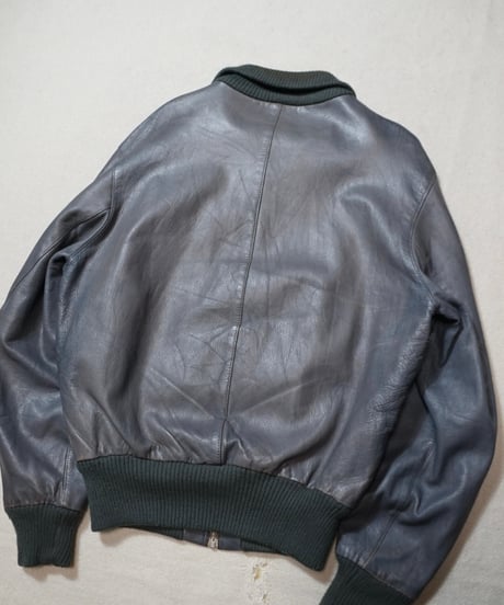 1980s German military pilot leather jacket