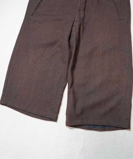 1940s French wool cropped work pants