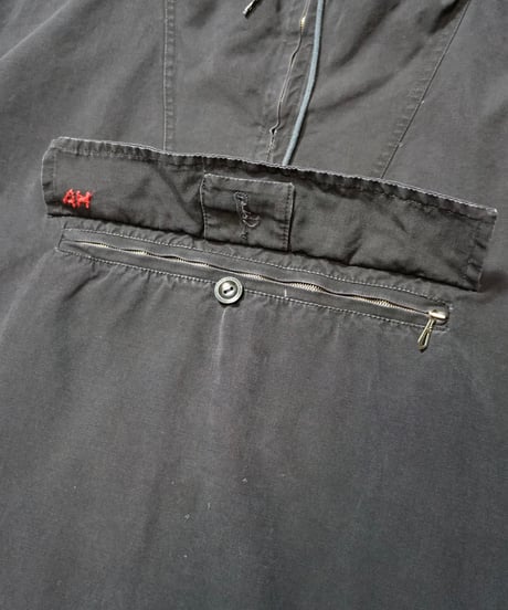 1950s Finnish black cotton anorak