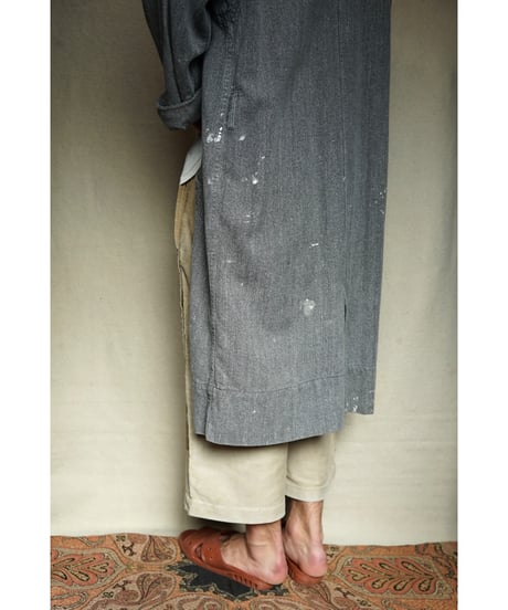 1940s French brown moleskin work pants