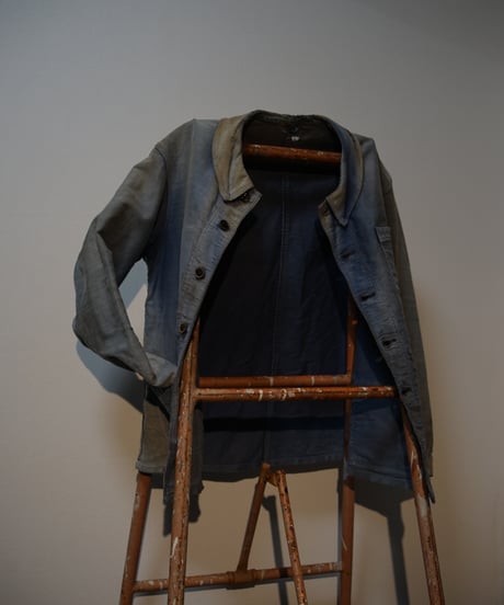 1930s~40s French blue moleskin jacket