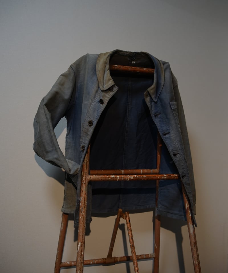 1930s~40s French blue moleskin jacket | lozu vi