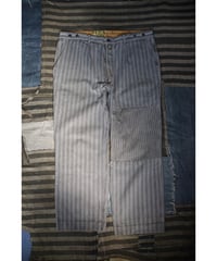 1950~60s French cotton stripe work pants “Dumont d`urville”