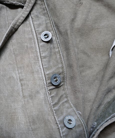 1930~40s French army cotton bourgeron pants