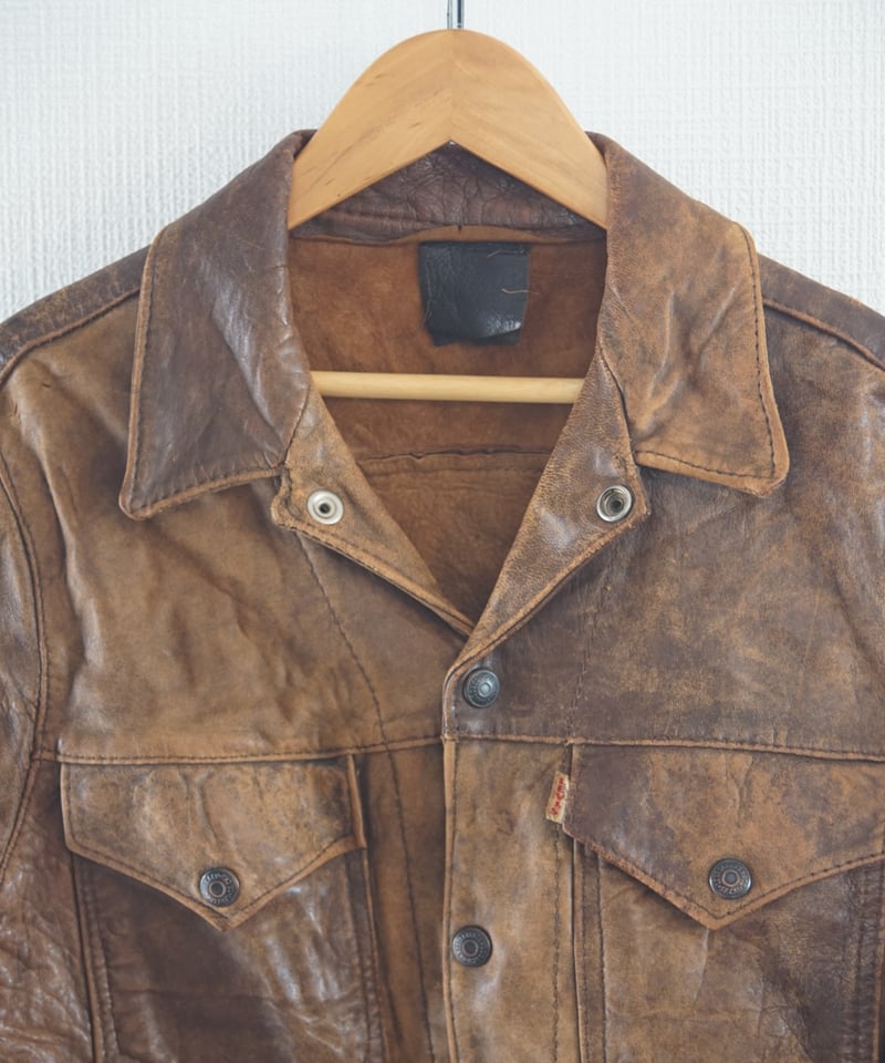 1950s Levi's big E short horn leather jacket 3r