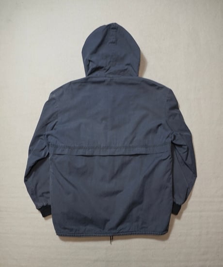 1950s German gray cotton hooded ski jacket