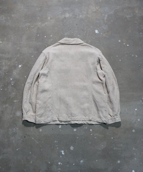 French work-style jacket made of antique linen