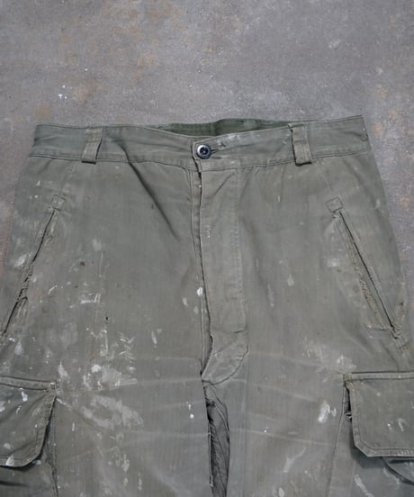 1950s French army M-47 cargo pants late model