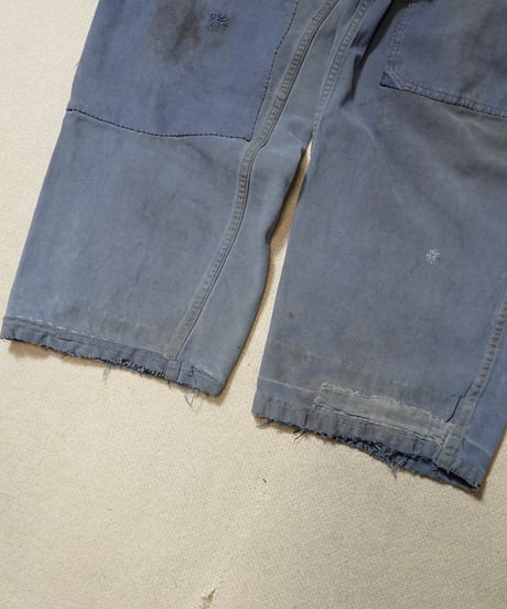 1950s French cotton twill work pants “VULCAIN”