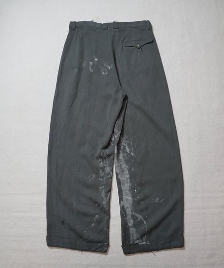 1940~50s German heavy rayon slacks
