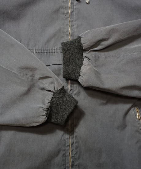 1950s German gray cotton hooded ski jacket